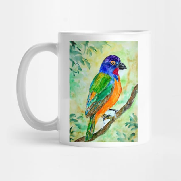 Colorful Bunting Bird by ZeichenbloQ